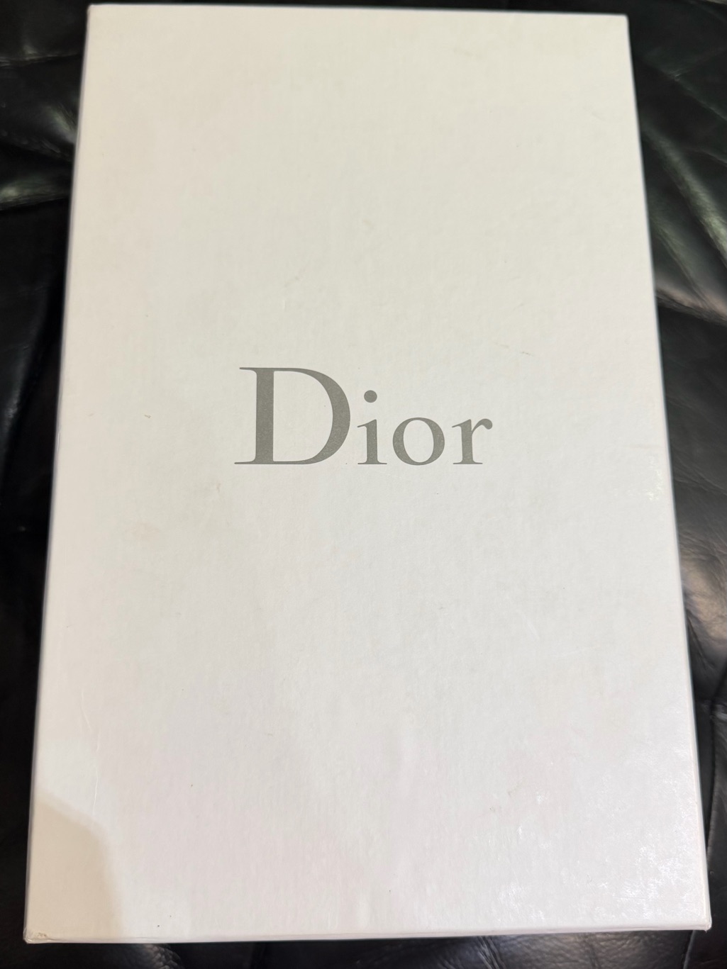 Dior White Box With Gray Logo